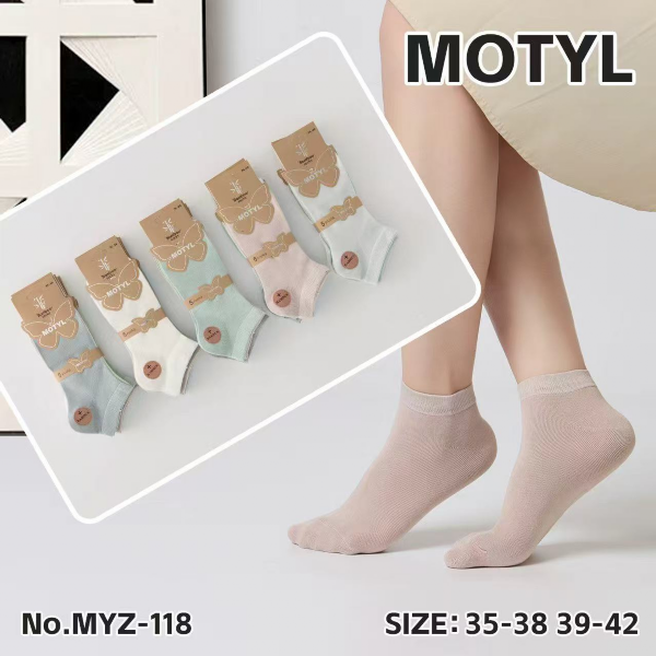 Skarpety damskie Roz 35-42, Mix kolor Paczka 40 szt